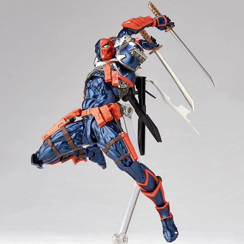 Yamaguchi Amazing Revoltech Deathstroke No.011 Action Figure Model Mainan Hadiah