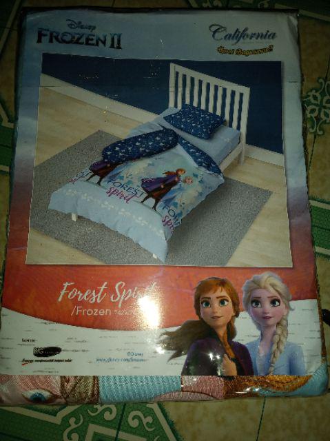 Bedcover + Sprei 120x200 California Motif Frozen Ii / Pink Forest Spirit - Single 120 Dewasa Bc