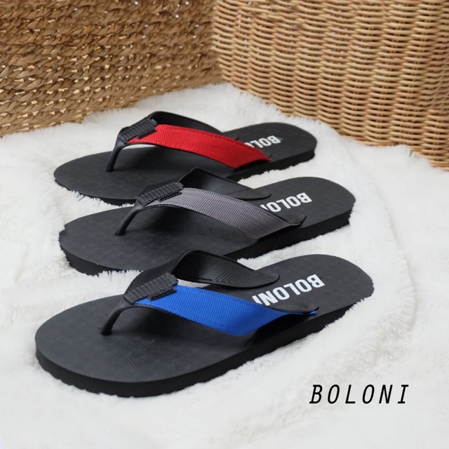 (FORTUNER) sandal boloni jepit pria casual, sandal jepit sopan