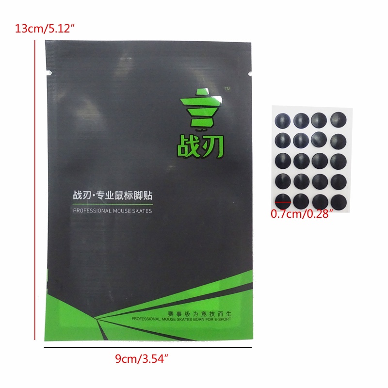 Vivi 1 Set Kaki Mouse Lengkung 0.6mm Untuk logitech G1 / MX300 / M100 / M235