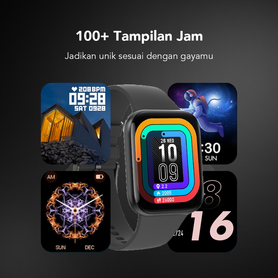 Heyplus Watch Air Smartwatch | Jam Tangan Pria Wanita Waterproof