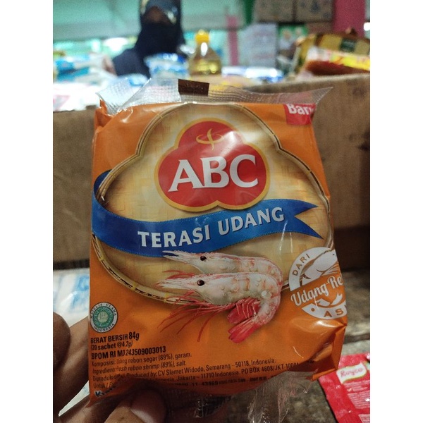 

Terasi Udang ABC 1 pak isi 20