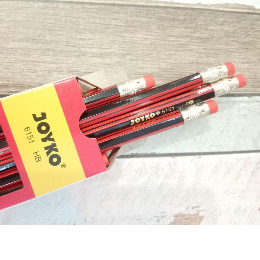 

【HEMAT BESAR!】 Pensil HB 6151 Joyko (12pcs) Terbaru 3.3/GROSIR/(Terbaik)/DISKON BRANDS FESTIVAL/Terbaik