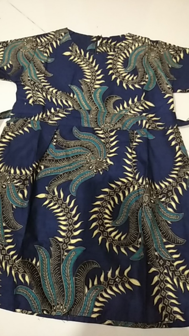 Dress Batik Anak Perempuan Umur 2-10 Tahun - Motif Batik Bervariasi - Batik Anak Harga Ecer Bisa Cod