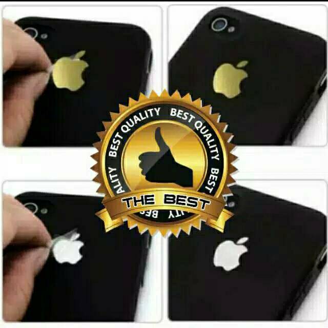 

Sticker cutting logo iPhone 1 kotak isi 4pcs