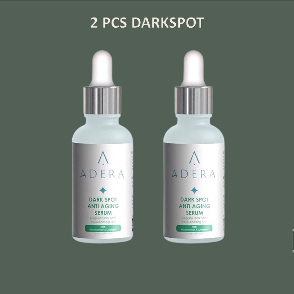 Adera Face Serum Wajah Original Glowing Putih Bersih Bebas Jerawat Kusam Flek Bintik Hitam ORIGINAL 100% sudah BPOM-2 Botol Darkspot
