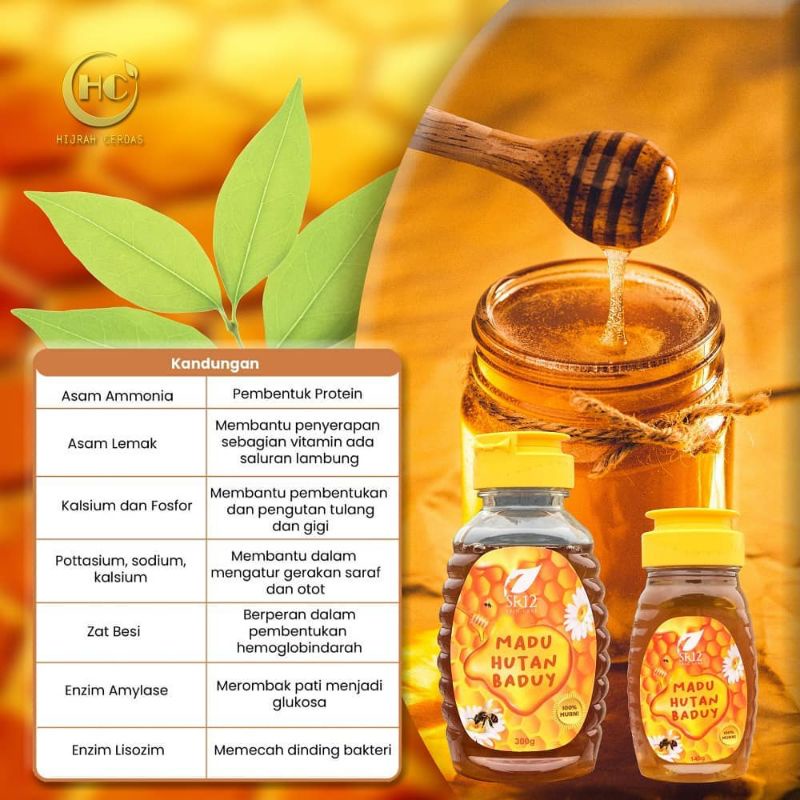 

MADU HUTAN BADUY SR12 140 gram / 100 % Madu Hutan Baduy Kualitas Terbaik / Mengatasi Kurang Darah / Menambah Stamina / Mengatasi Asam Urat / Mengatasi Rematik / MADU ASLI / MADU MURNI / MADU HUTAN BADUY / MADU ORIGINAL