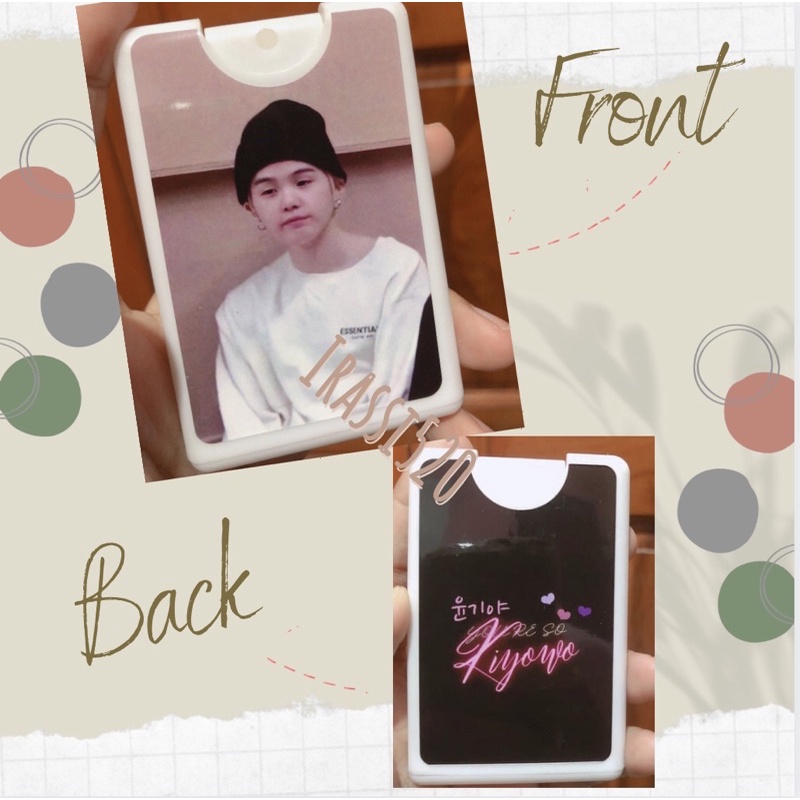 Pocket Hand Sanitizer Spray BTS Kpop Custom Paling Murah