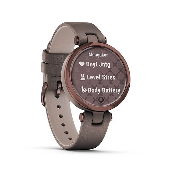 Garmin Smartwatch Lily, KOR/SEA, Cocoa, Paloma, Leather