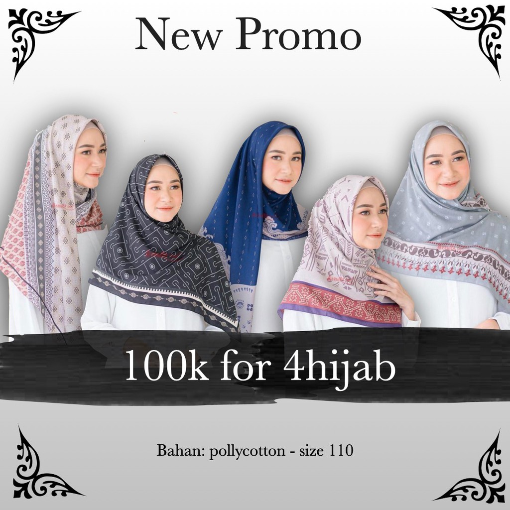 Premium Promo Jilbab Segiempat