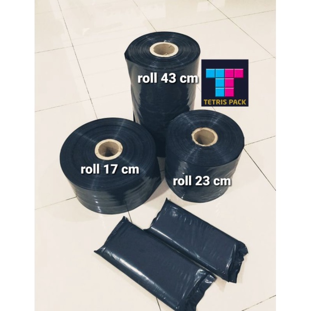 plastik packing hitam roll kwalitas super