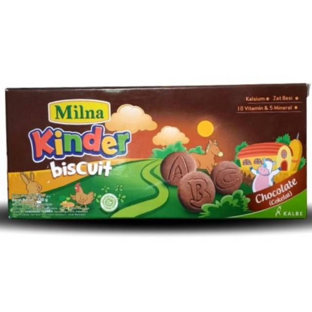 

Milna Kinder Biscuit coklat 110gr