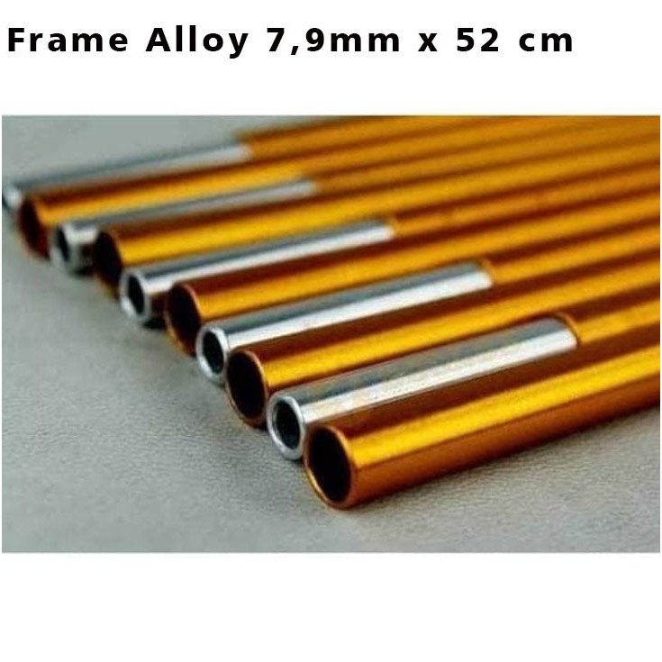 Frame Tenda Outdoor Alumunium Alloy size 7,9 mm X 52 mm Frame Alloy