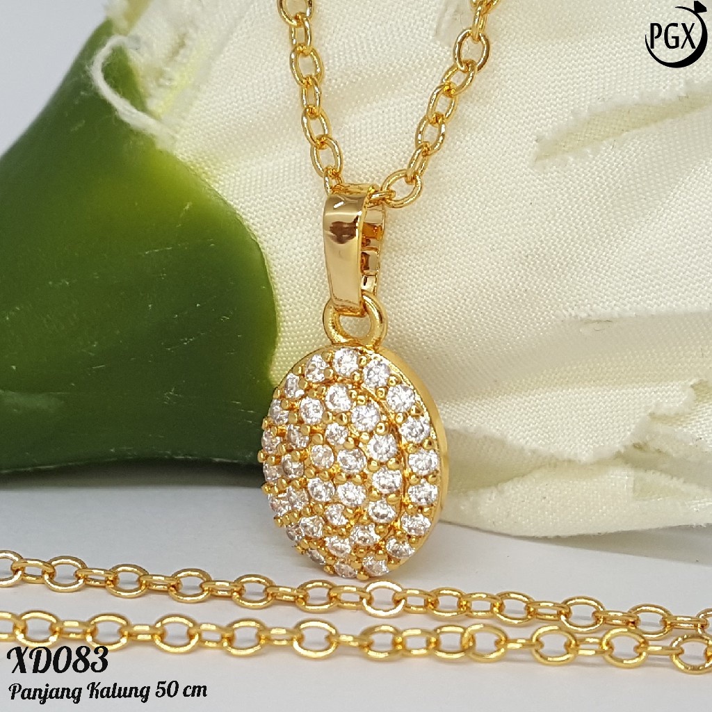 PGX Kalung Wanita Xuping Perhiasan Lapis Emas Aksesoris Fashion Premium - XD083