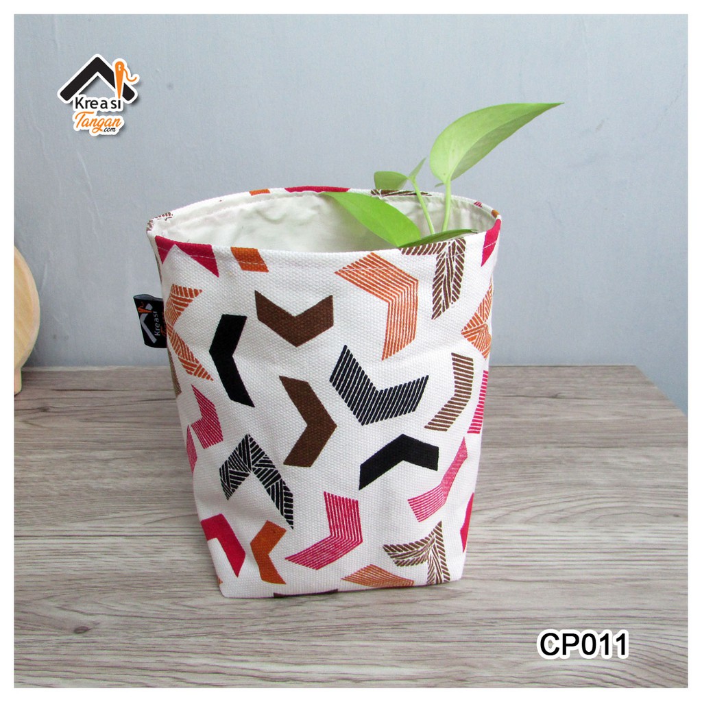 COVER POT TEMPAT PENYIMPANAN MOTIF MINIMALIS AESTHETIC CP011