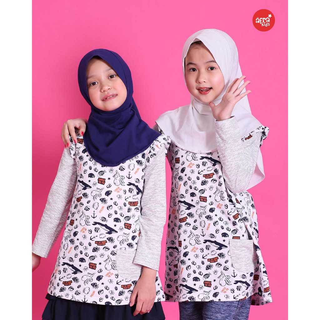 Kaos Anak Muslim Afrakids - Motif Printing