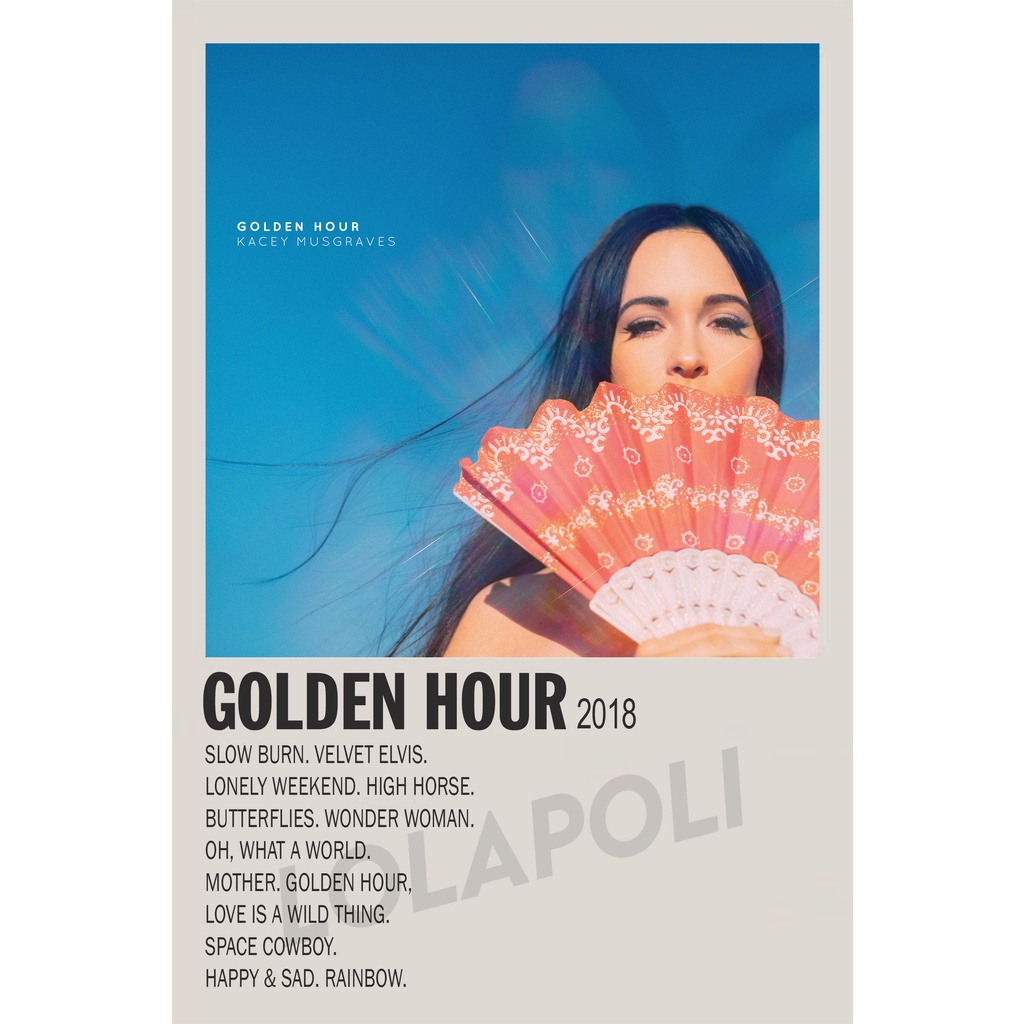 Poster Cover Album Golden Hour - Kacey Musgraves