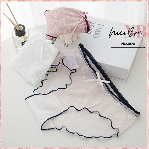 Nicebra Celana Dalam Wanita high quality lace import CD Fit to L 2033