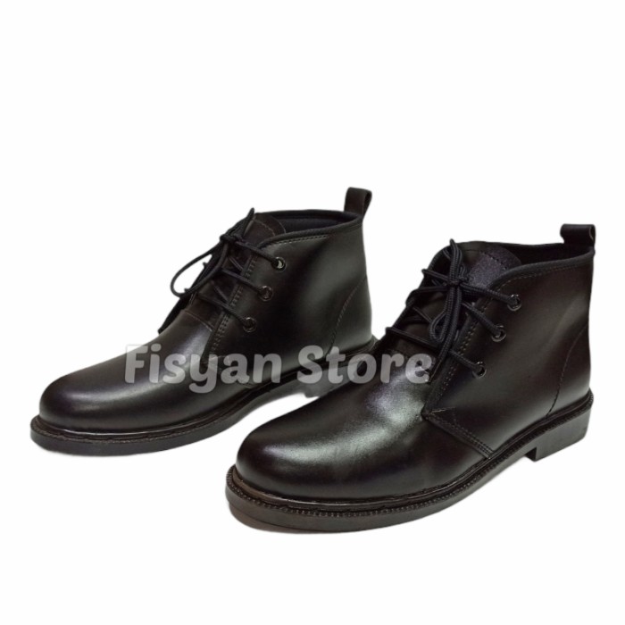 Sepatu PDH TNI | PDH Security | PDH Satpam Tali Hitam Doff