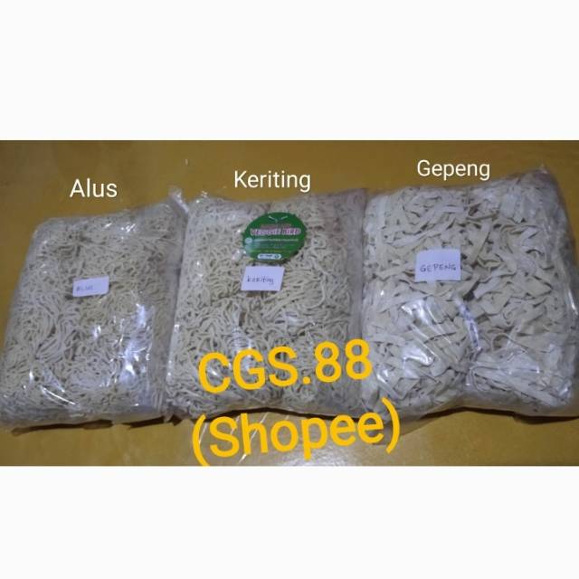 

Bakmi AKG (Alus / Keriting / Gepeng) 1kg.