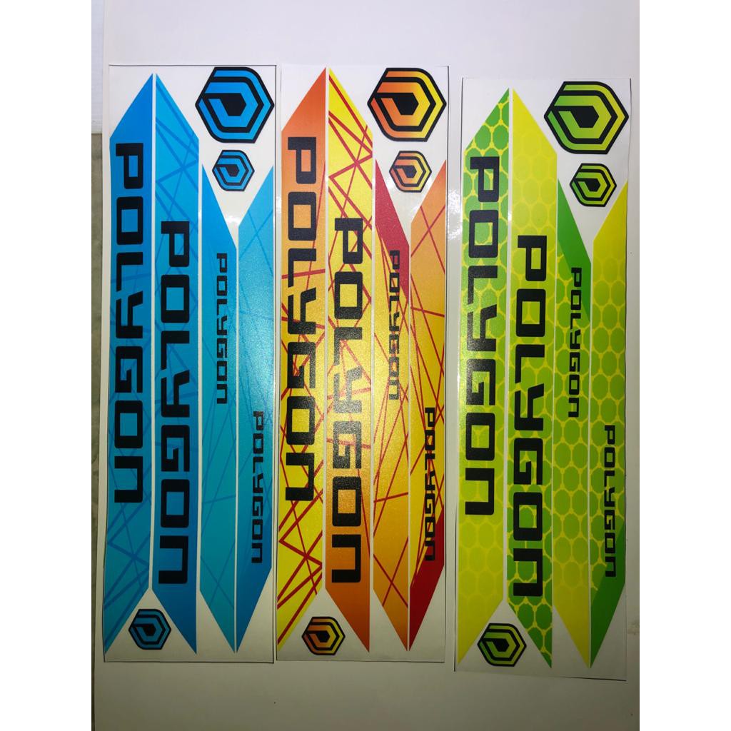 stiker sepeda sticker decal POLYGON