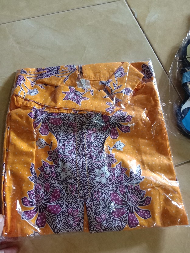 Tunik Santika Pias Cibulan #3 Warna Batik Solo Seragam Kantor Muslim