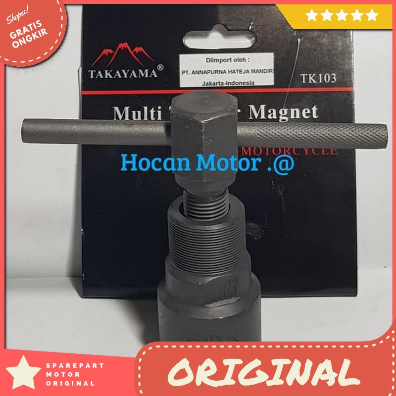 Trecker Treker Magnet Multifungsi Honda Beat Yamaha Mio Karisma Rx King Suzuki Thunder Dll Original