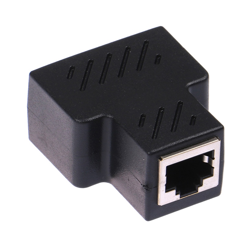 (LUCKID) Kabel Jaringan Ethernet Splitter 1 Ke 2 Arah RJ45 Female