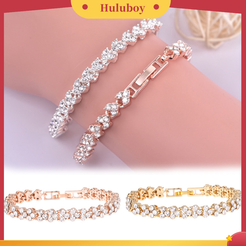 Hu Hu Hu Hu Hu Alat Bantu Pasang Kacamata♡ Gelang Bangle Adjustable Hias Berlian Imitasi Untuk Wanita