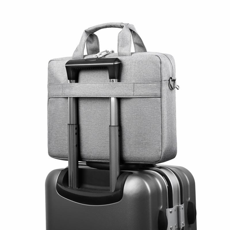 Tas Laptop Selempang New Package Briefcase Waterproof Size 15 16 17 inch