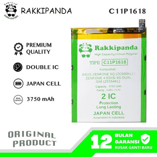 RakkiPanda Baterai C11P1618 Zenfone 5Q ZC500KL / 4 4G Dual Sim ZE554KL