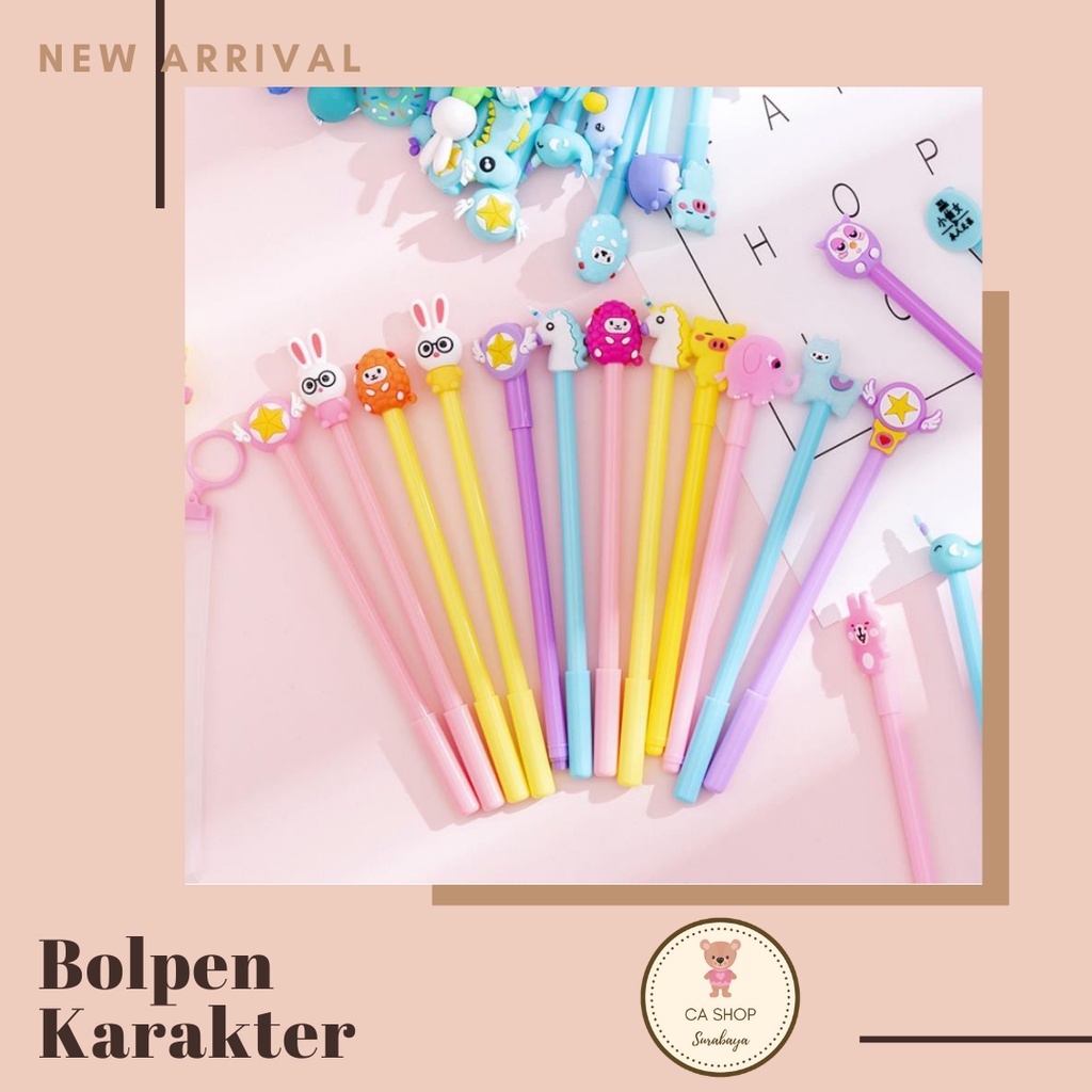 

Pena Karakter Lucu | Pulpen Murah Gel Bolpen Gel | Alat Tulis Unik