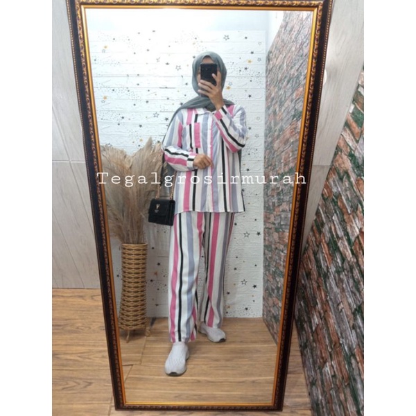 set rayon tie dye / gisel set (COD)-Lulu one set