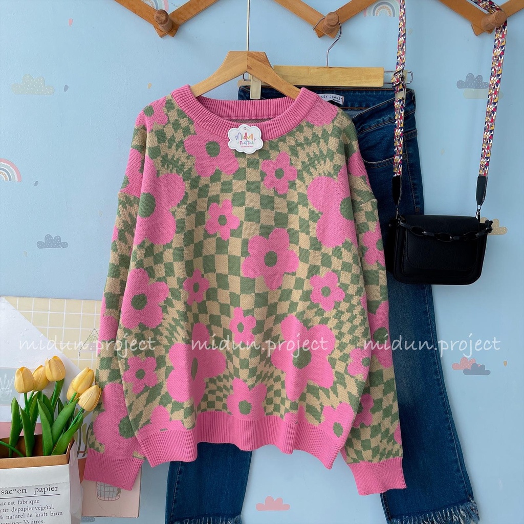 ALESHA KNIT | SWEATER MOTIF PREMIUM