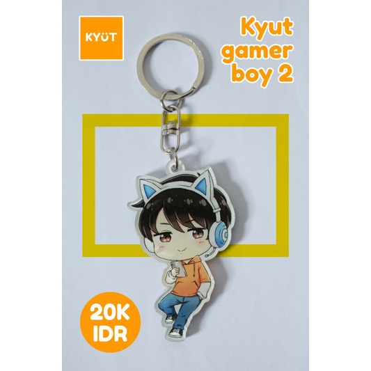 KEYCHAIN AKRILIK CHIBI ANIME MERCHANDISE