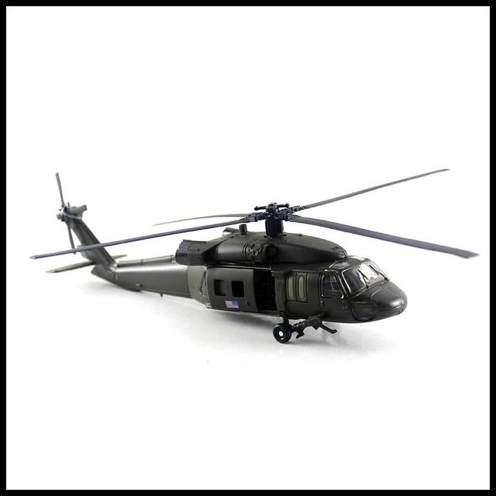 Diecast Miniatur Mainan Pesawat Sky Pilot Black Hawk