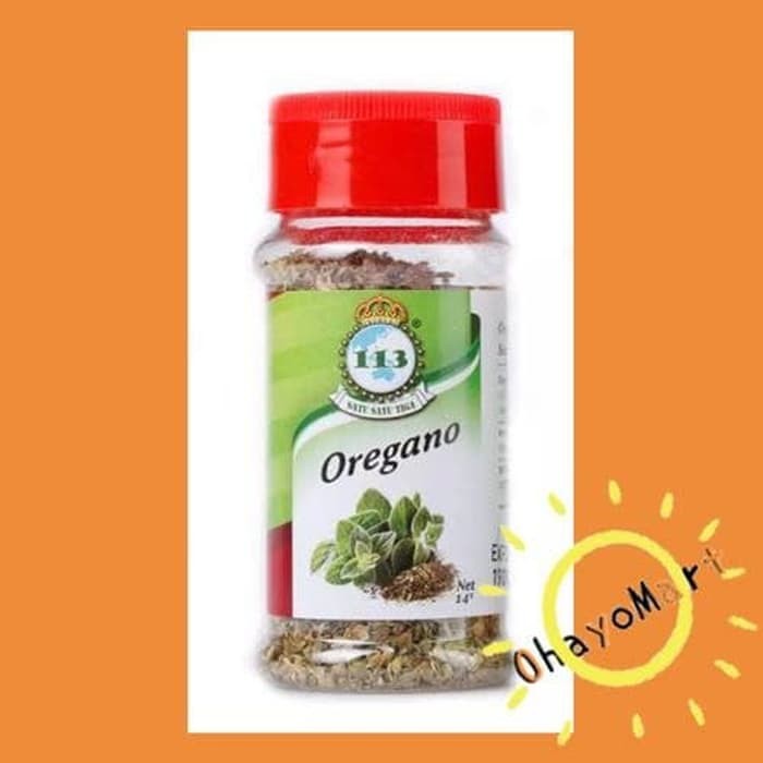 

113 "SATU SATU TIGA" OREGANO LEAVES DAUN OREGANO KERING BUMBU 14G