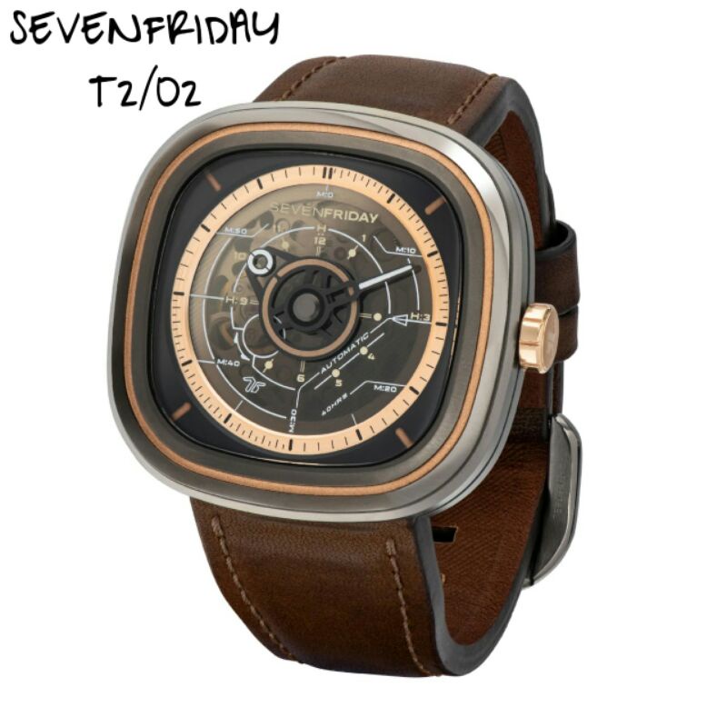 SEVEN FRIDAY JAM TANGAN PRIA GRATIS BOX ORI DAN TALI RUBBER