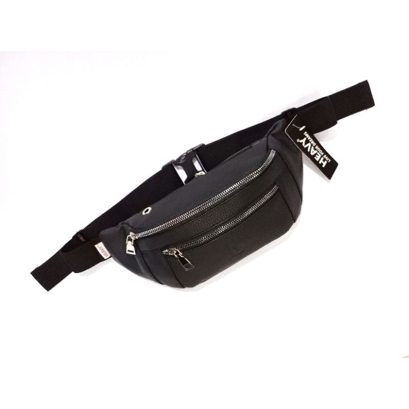 Waistbag Kulit Heavy Pria/Wanita - Tas Pinggang Original Heavy PU. Leather