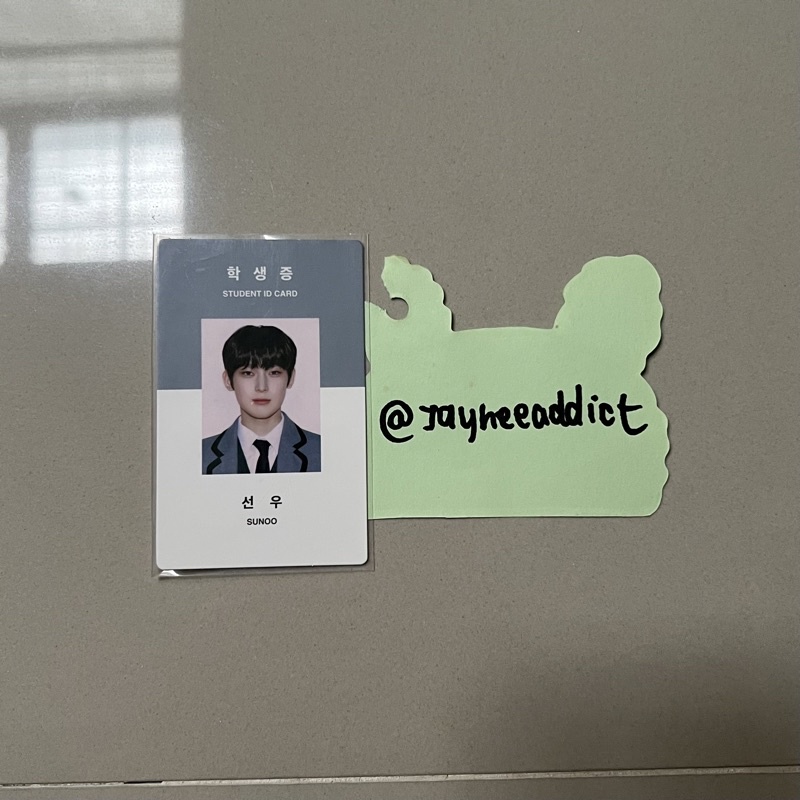 Enhypen Sunoo Season greetings idc id card photocard pc