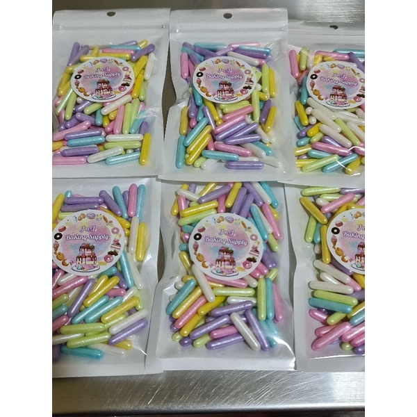 

rainbow sprinkle trimit hiasan cake 50 gram