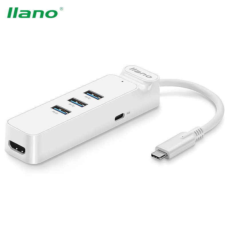 

llano Type-c to HDMI converter MackBook docking stations Type C to USB3.0 HUB PD charging function