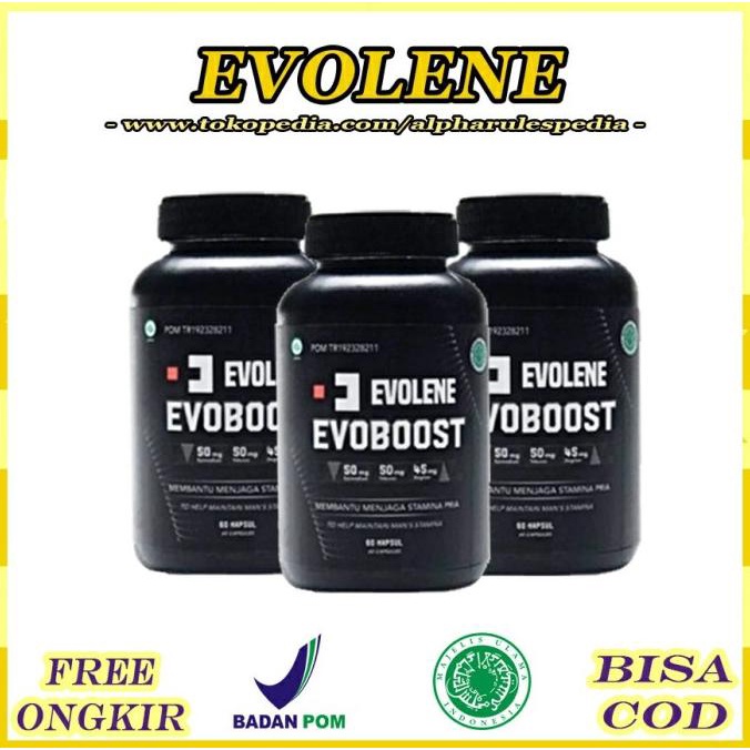 Evoboost Evolene Testosteron Booster Bpom Evobost Tribulus Terrestris