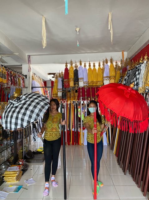 PAYUNG BALI DEKORASI TONGKAT SAMBUNG