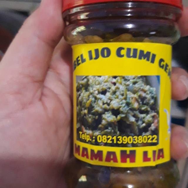 

Sambal ijo cumi kering