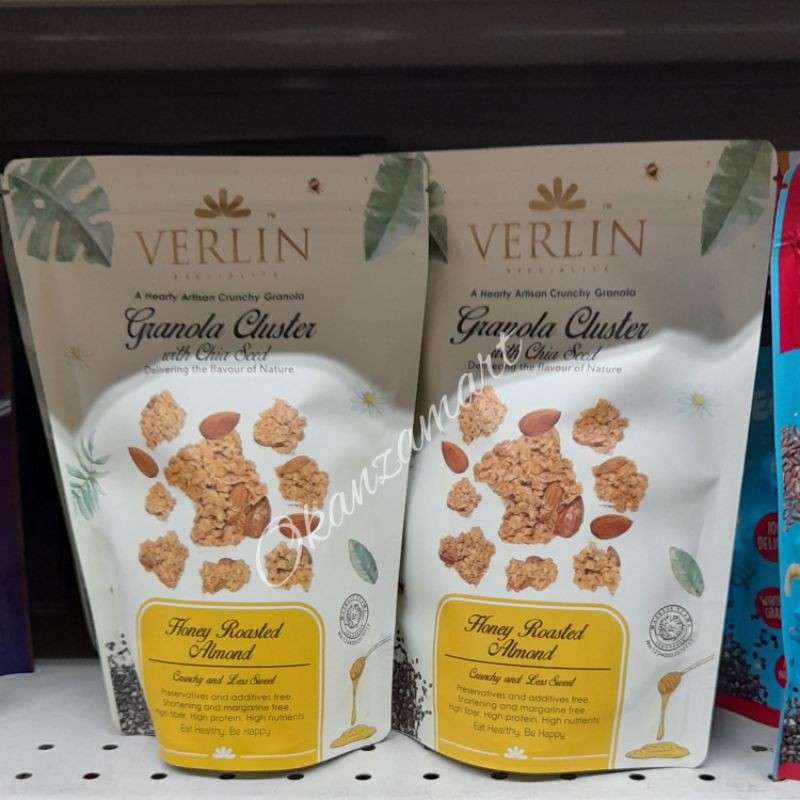 

Verlin Cluster Honey Roasted Almond 150gr