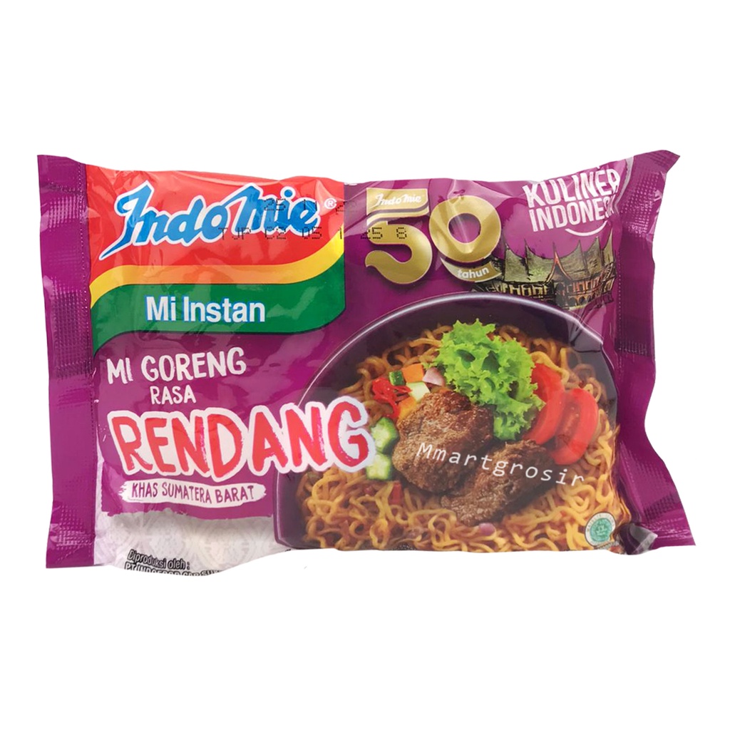 Indomie / Mie Goreng Instan / Mie Goreng Rasa Rendang / 91gr