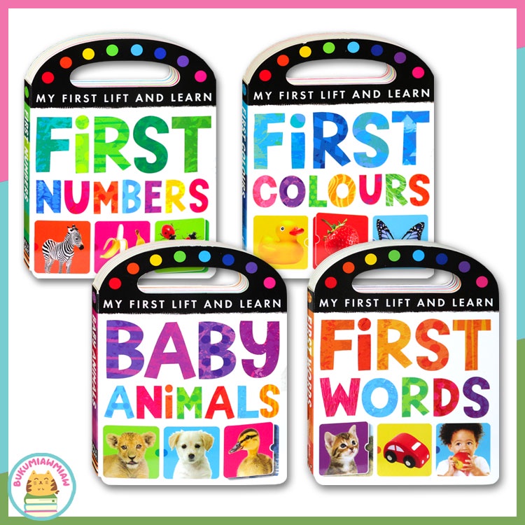 Baby Animals / First Numbers / First Colours / First Words My First Lift and Learn Board Book (WW)