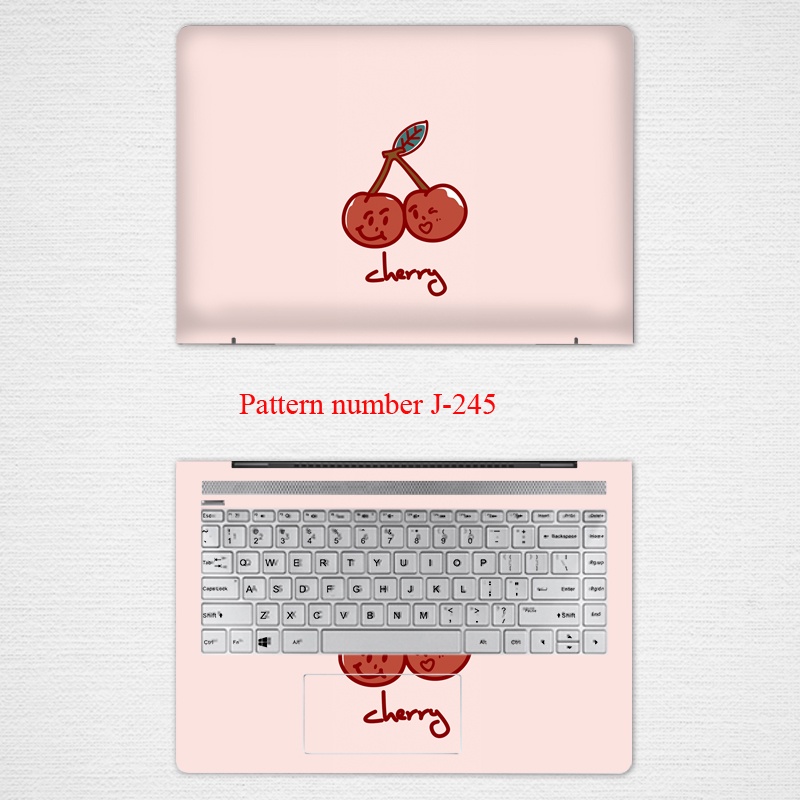 2 Pcs Stiker Pelindung Laptop Notebook Lenovo Ideapad 3 14IIL 14IML 2019 12 13 14 15.6 Inch Motif print Buah