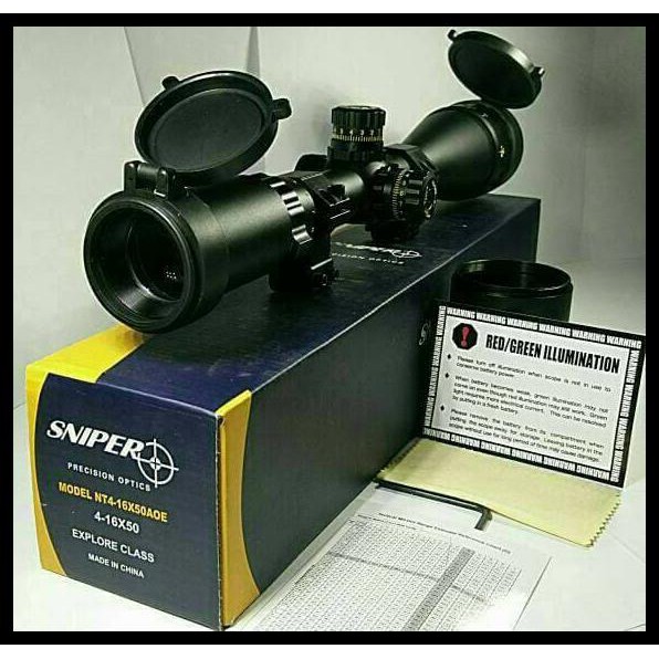 Teleskop/Telescope Sniper 4-16X50 Aoe Ir Gold